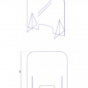 Protezione Contenimento Antibatterico In Plexiglass